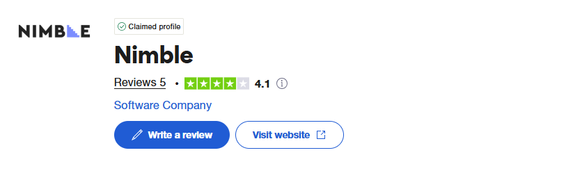 Trustpilot 评分