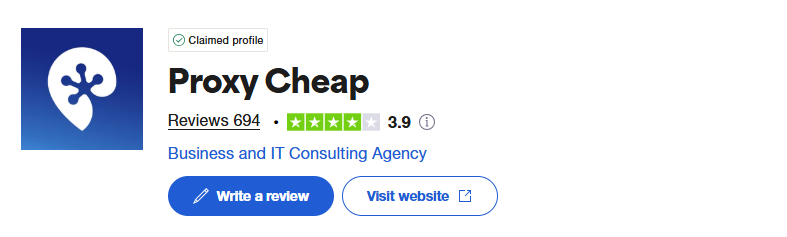 Trustpilot 评分