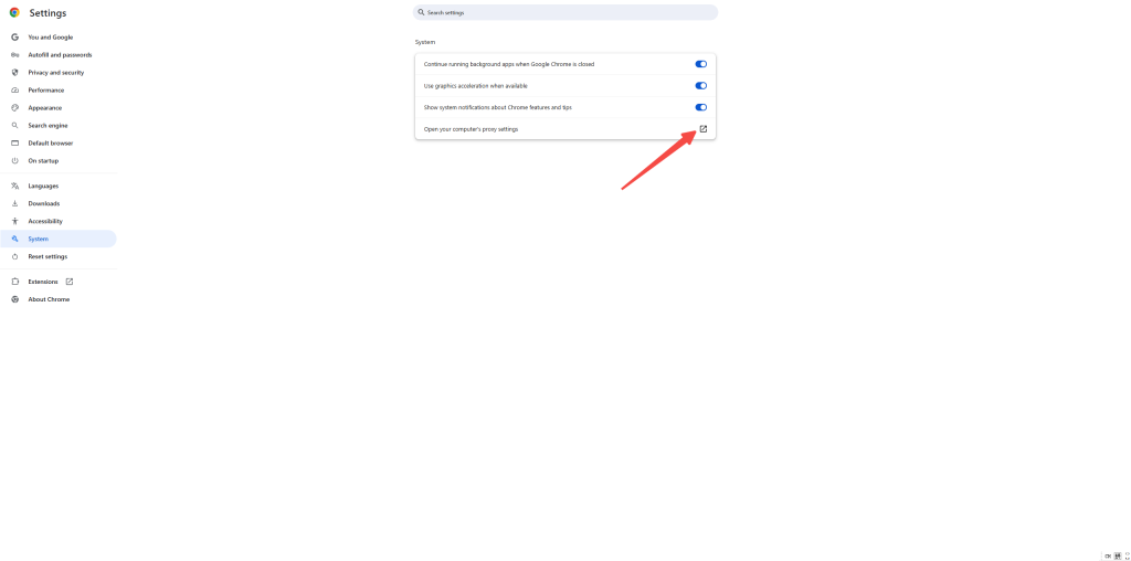 Configure a Proxy in the Browser